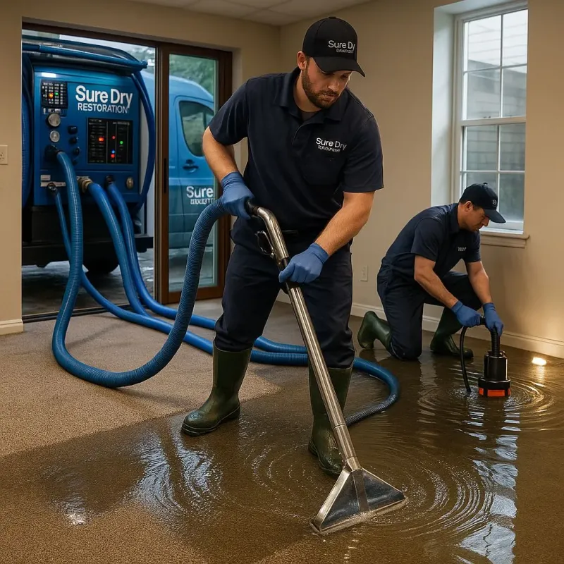 Water Extraction and Removal process in Moriches, NY